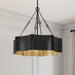 Millennium - 210205-MB/VB - Five Light Pendant - Ottavio - Matte Black