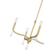 Millennium - 220104-VB - Four Light Chandelier - Viremont - Vintage Brass