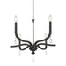 Millennium - 220106-MB - Six Light Chandelier - Viremont - Matte Black