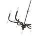 Millennium - 220106-MB - Six Light Chandelier - Viremont - Matte Black