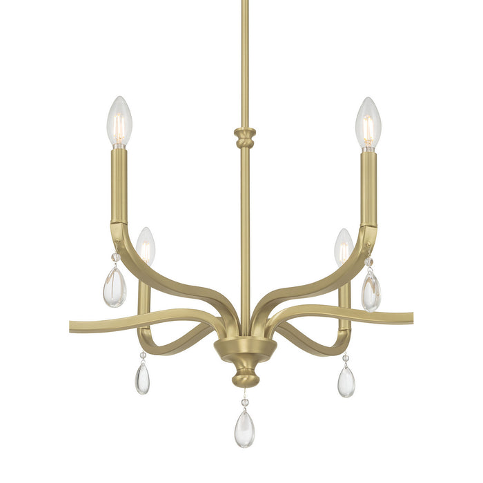 Millennium - 220106-VB - Six Light Chandelier - Viremont - Vintage Brass