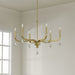 Millennium - 220106-VB - Six Light Chandelier - Viremont - Vintage Brass
