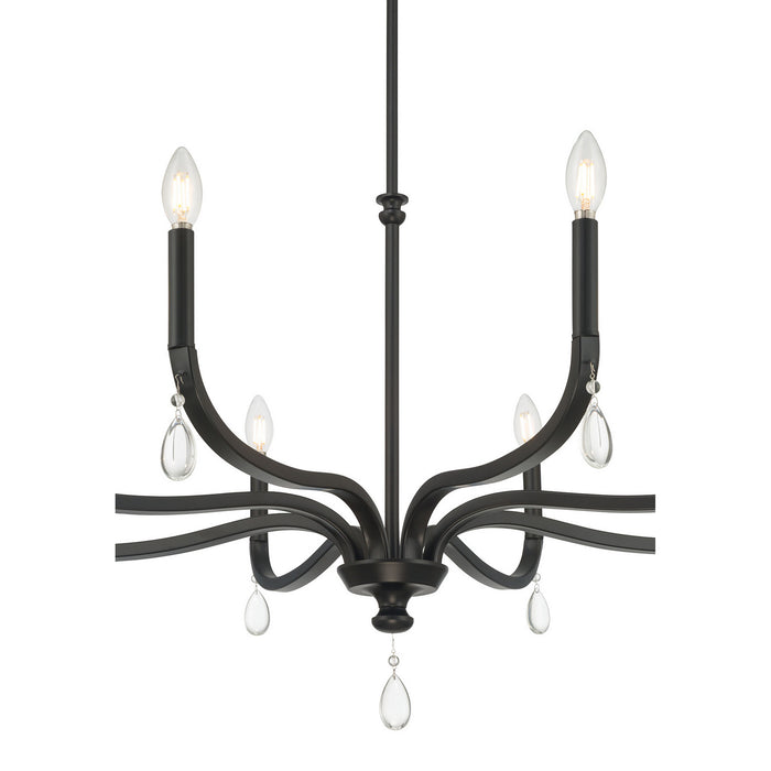 Millennium - 220108-MB - Eight Light Chandelier - Viremont - Matte Black
