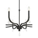 Millennium - 220108-MB - Eight Light Chandelier - Viremont - Matte Black