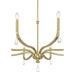 Millennium - 220108-VB - Eight Light Chandelier - Viremont - Vintage Brass