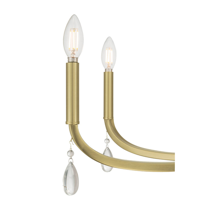 Millennium - 220108-VB - Eight Light Chandelier - Viremont - Vintage Brass