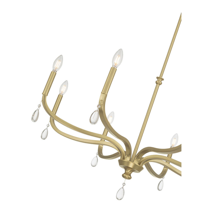 Millennium - 220108-VB - Eight Light Chandelier - Viremont - Vintage Brass