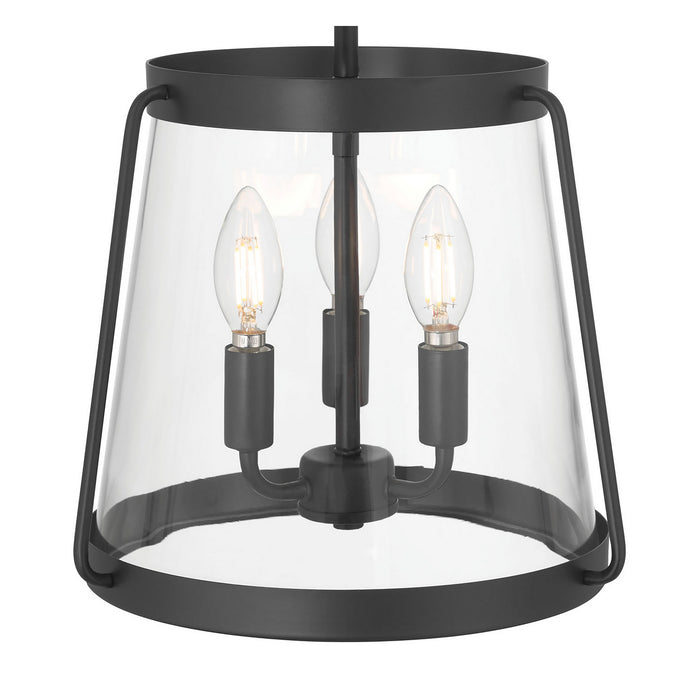 Millennium - 230103-MB - Three Light Semi-Flush Mount - Adabella - Matte Black