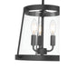 Millennium - 230103-MB - Three Light Semi-Flush Mount - Adabella - Matte Black