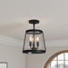 Millennium - 230103-MB - Three Light Semi-Flush Mount - Adabella - Matte Black