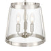 Millennium - 230103-PN - Three Light Semi-Flush Mount - Adabella - Polished Nickel