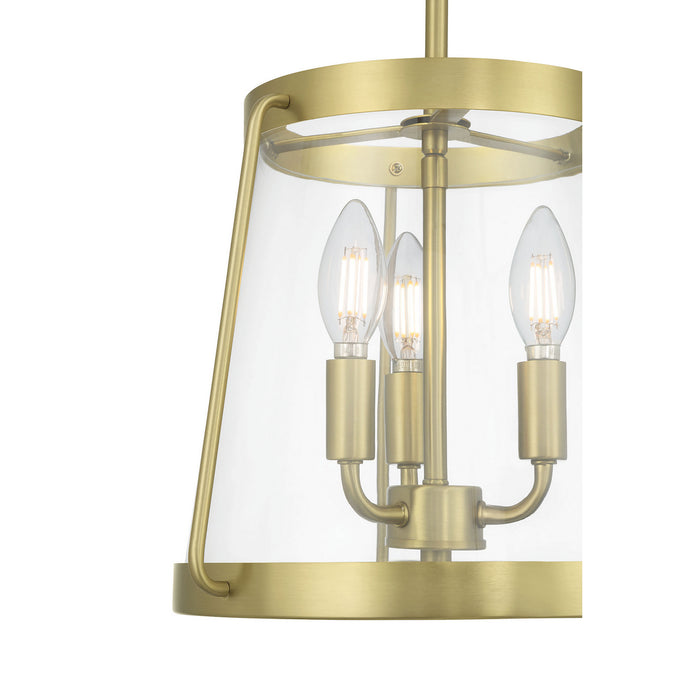 Millennium - 230103-VB - Three Light Semi-Flush Mount - Adabella - Vintage Brass