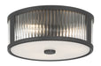 Millennium - 23203-MB - Three Light Flush Mount - Ardezia - Matte Black