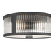 Millennium - 23203-MB - Three Light Flush Mount - Ardezia - Matte Black