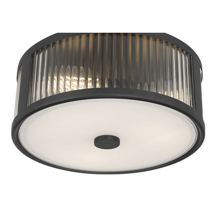 Millennium - 23203-MB - Three Light Flush Mount - Ardezia - Matte Black