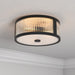 Millennium - 23203-MB - Three Light Flush Mount - Ardezia - Matte Black