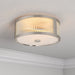 Millennium - 23203-PN - Three Light Flush Mount - Ardezia - Polished Nickel