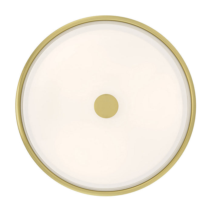 Millennium - 23203-VB - Three Light Flush Mount - Ardezia - Vintage Brass