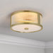 Millennium - 23203-VB - Three Light Flush Mount - Ardezia - Vintage Brass