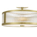 Millennium - 23303-VB - Three Light Semi-Flush Mount - Ardezia - Vintage Brass