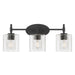 Millennium - 270103-MB - Three Light Vanity - Solventa - Matte Black