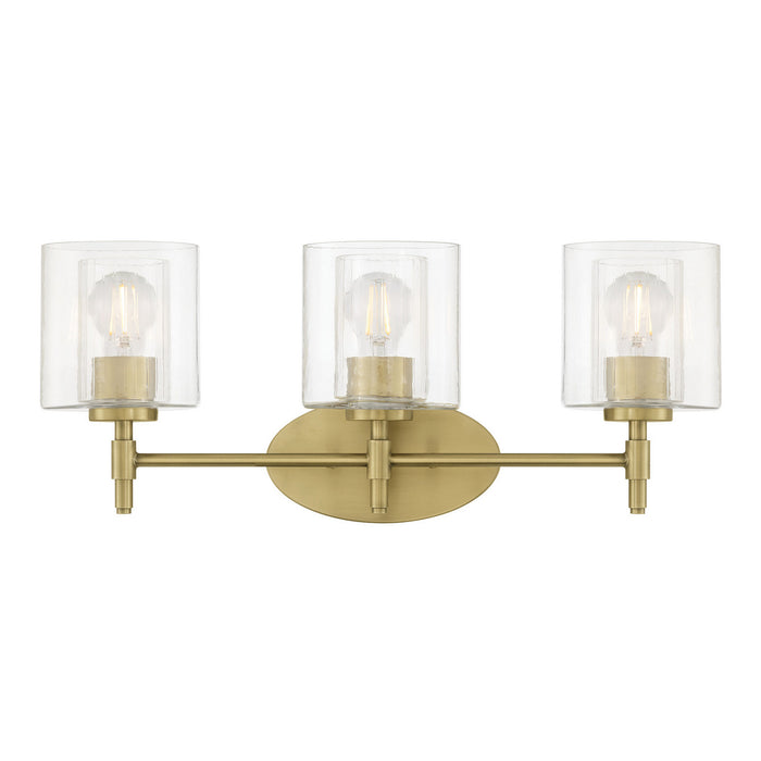Millennium - 270103-VB - Three Light Vanity - Solventa - Vintage Brass