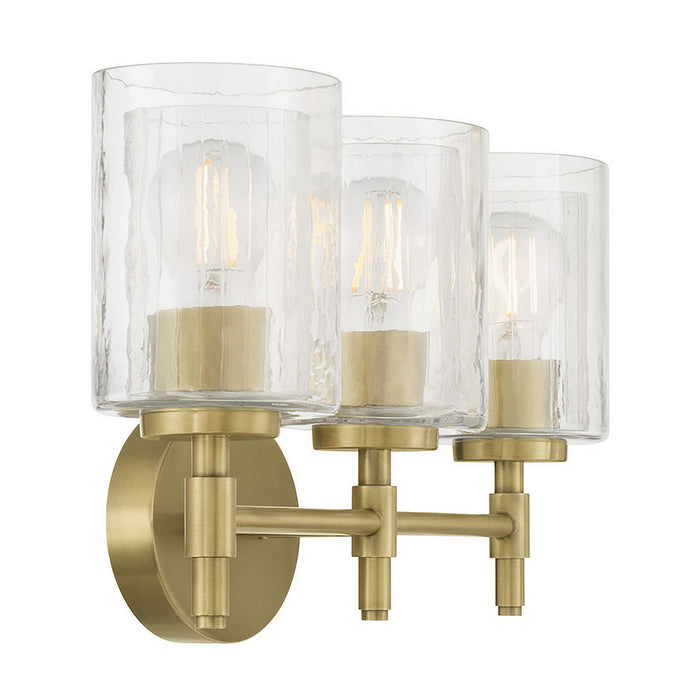 Millennium - 270103-VB - Three Light Vanity - Solventa - Vintage Brass