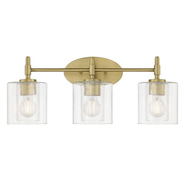 Millennium - 270103-VB - Three Light Vanity - Solventa - Vintage Brass