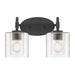 Millennium - 270202-MB - Two Light Vanity - Solventa - Matte Black