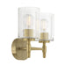 Millennium - 270202-VB - Two Light Vanity - Solventa - Vintage Brass