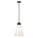 Millennium - 280101-MB - One Light Pendant - Bellaryn - Matte Black