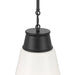 Millennium - 280101-MB - One Light Pendant - Bellaryn - Matte Black
