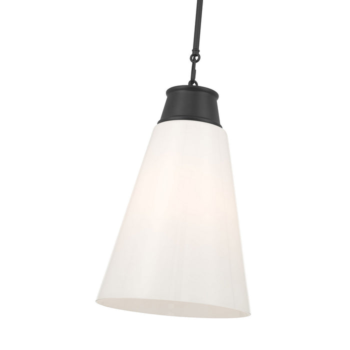 Millennium - 280101-MB - One Light Pendant - Bellaryn - Matte Black