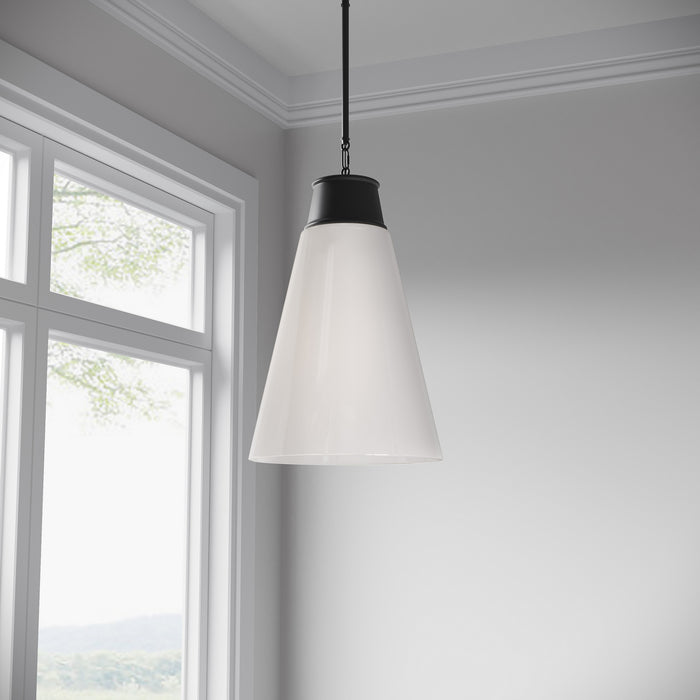 Millennium - 280101-MB - One Light Pendant - Bellaryn - Matte Black