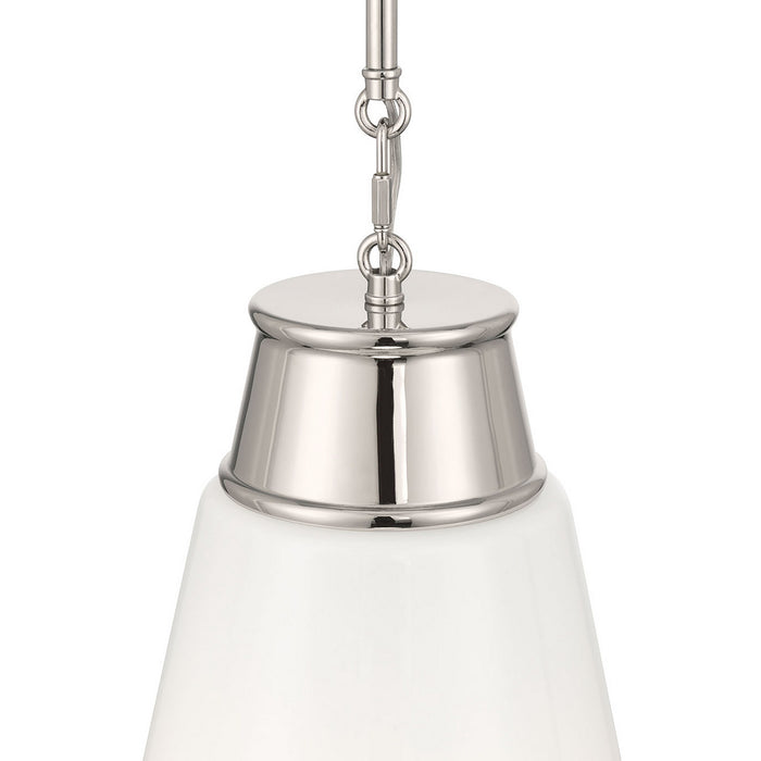 Millennium - 280101-PN - One Light Pendant - Bellaryn - Polished Nickel
