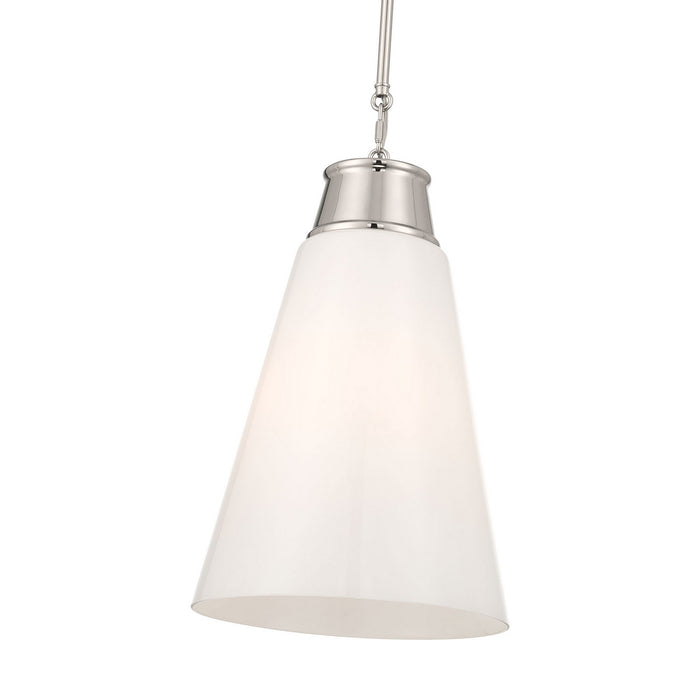 Millennium - 280101-PN - One Light Pendant - Bellaryn - Polished Nickel