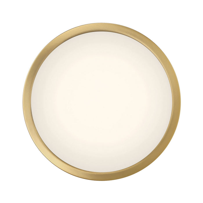Millennium - 401001-VB - LED Flush Mount - Soltra - Vintage Brass