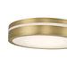 Millennium - 401001-VB - LED Flush Mount - Soltra - Vintage Brass