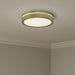 Millennium - 401001-VB - LED Flush Mount - Soltra - Vintage Brass