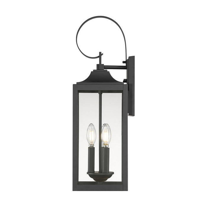 Millennium - 402003-PBK - Three Light Lantern - Halston - Powder Coated Black
