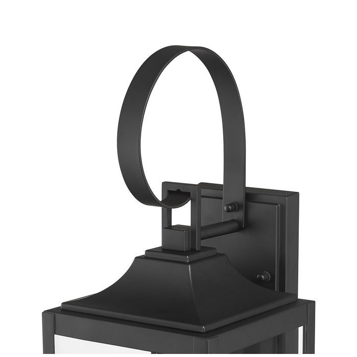 Millennium - 402003-PBK - Three Light Lantern - Halston - Powder Coated Black