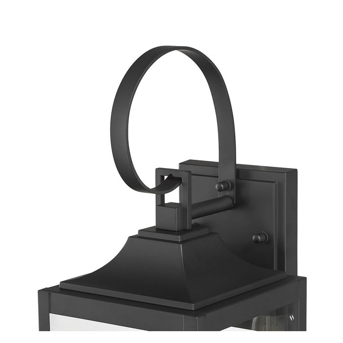 Millennium - 402101-PBK - One Light Lantern - Halston - Powder Coated Black