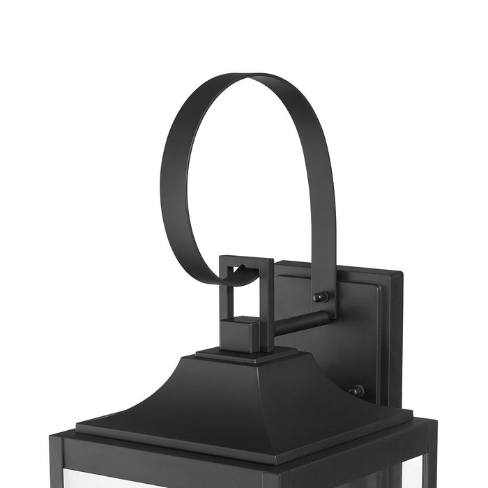 Millennium - 402203-PBK - Three Light Lantern - Halston - Powder Coated Black