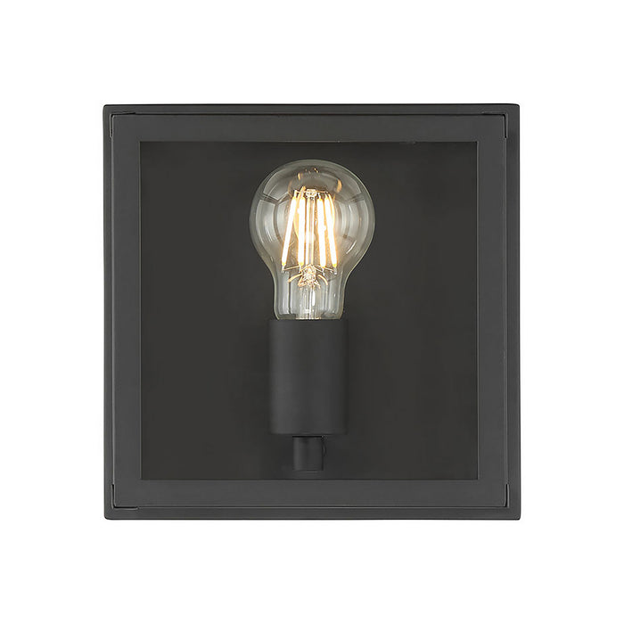 Millennium - 4201-PBK - One Light Flush Mount - Evanton - Powder Coated Black