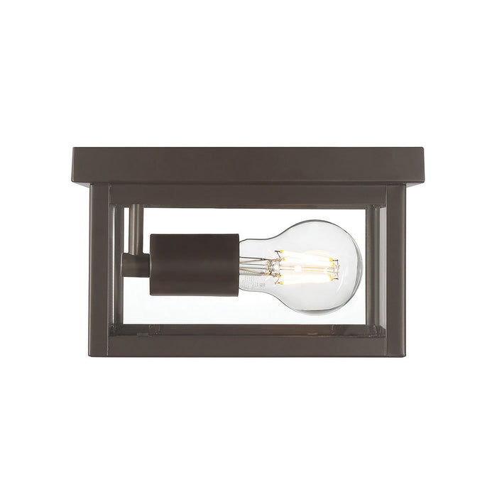Millennium - 4201-PBZ - One Light Flush Mount - Evanton - Powder Coated Bronze