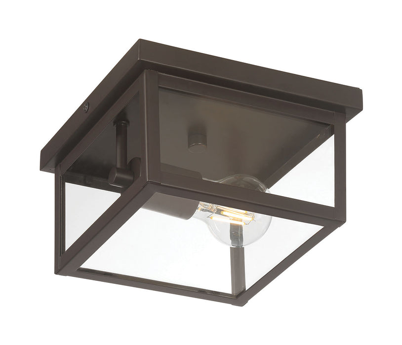 Millennium - 4201-PBZ - One Light Flush Mount - Evanton - Powder Coated Bronze