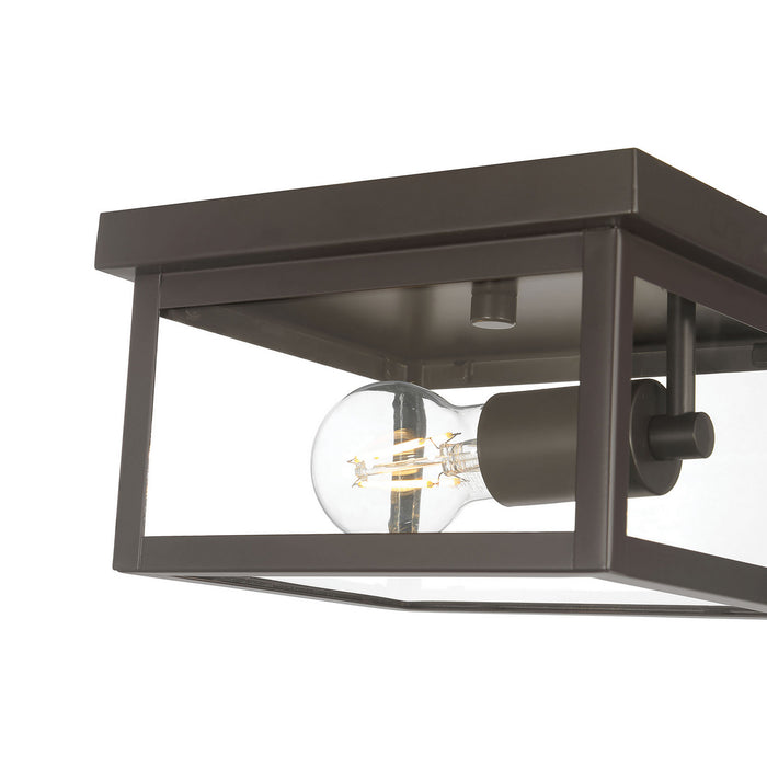 Millennium - 4201-PBZ - One Light Flush Mount - Evanton - Powder Coated Bronze