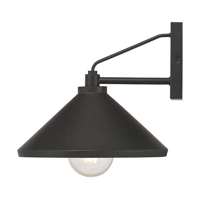 Millennium - 51201-PBK - One Light Wall Sconce - Vectra - Powder Coated Black