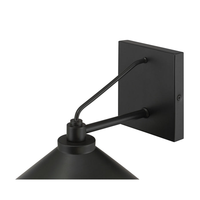 Millennium - 51201-PBK - One Light Wall Sconce - Vectra - Powder Coated Black