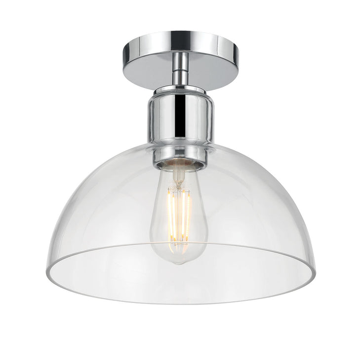 Millennium - 6021-CH - One Light Semi-Flush Mount - Knightsdale - Chrome